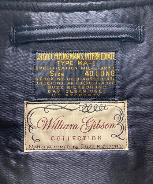 BUZZ RICKSON'S（バズリクソンズ）Buzz Rickson's (バズリクソンズ) MA-1ジャケット ブラック サイズ:40LONGの古着・服飾アイテム