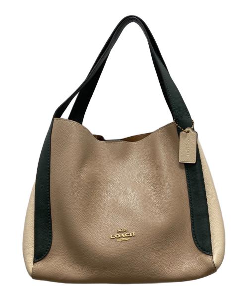 COACH（コーチ）COACH (コーチ) ショルダーバッグ/ハドリー ホーボー カラーブロック ブラウン×グリーンの古着・服飾アイテム