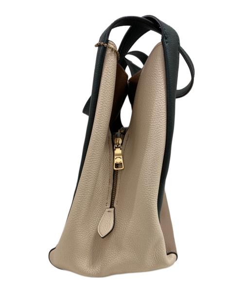 COACH（コーチ）COACH (コーチ) ショルダーバッグ/ハドリー ホーボー カラーブロック ブラウン×グリーンの古着・服飾アイテム