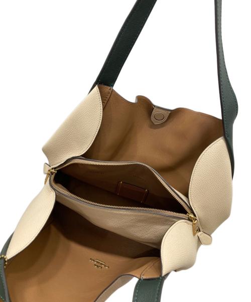 COACH（コーチ）COACH (コーチ) ショルダーバッグ/ハドリー ホーボー カラーブロック ブラウン×グリーンの古着・服飾アイテム