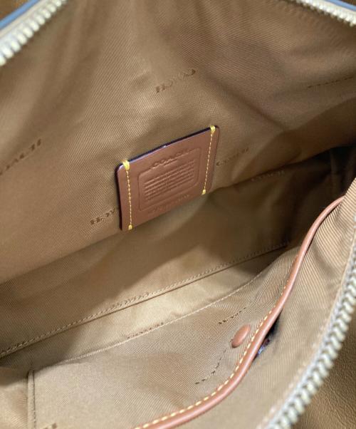 COACH（コーチ）COACH (コーチ) ショルダーバッグ/ハドリー ホーボー カラーブロック ブラウン×グリーンの古着・服飾アイテム