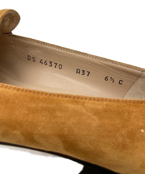 Ferragamo（フェラガモ）Ferragamo (フェラガモ) ガンチーニヒールパンプス ブラウン サイズ:6 2/1の古着・服飾アイテム