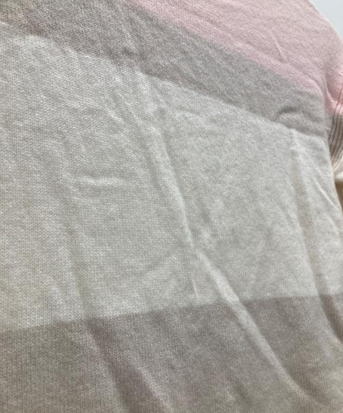 23区（ニジュウサンク）23区 (ニジュウサンク) ウールカシミヤ カラーブロック ニット マルチカラー サイズ:Mの古着・服飾アイテム