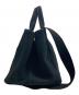PRADA (プラダ) カナパデニム2wayトートバッグ ブラック：38000円