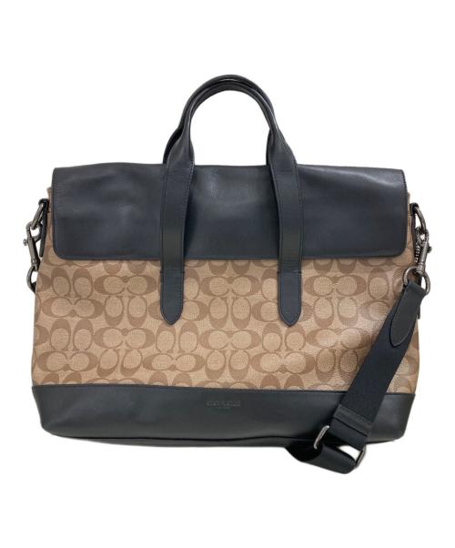COACH（コーチ）COACH (コーチ) 2WAYブリーフケース ブラウンの古着・服飾アイテム