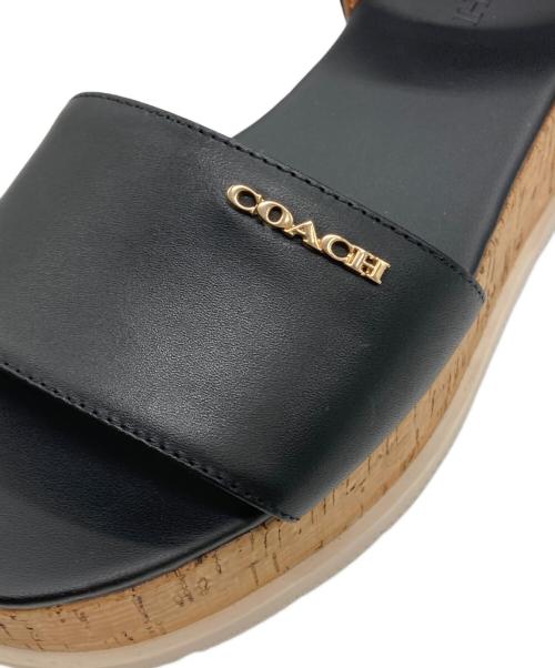 COACH（コーチ）COACH (コーチ) TALULAH LTHR SANDAL ブラック サイズ:25の古着・服飾アイテム