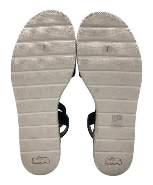 COACH（コーチ）COACH (コーチ) TALULAH LTHR SANDAL ブラック サイズ:25の古着・服飾アイテム