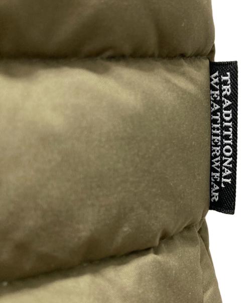Traditional Weatherwear（トラディショナルウェザーウェア）Traditional Weatherwear (トラディショナルウェザーウェア) ARKLEY LONG DOWN PACKABLE カーキ サイズ:XSの古着・服飾アイテム