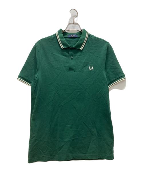 FRED PERRY（フレッドペリー）FRED PERRY (フレッドペリー) ポロシャツ グリーン サイズ:Lの古着・服飾アイテム