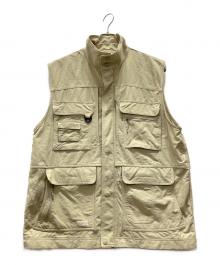 Columbia（コロンビア）の古着「00's ナイロンフィッシングベスト」｜ベージュ