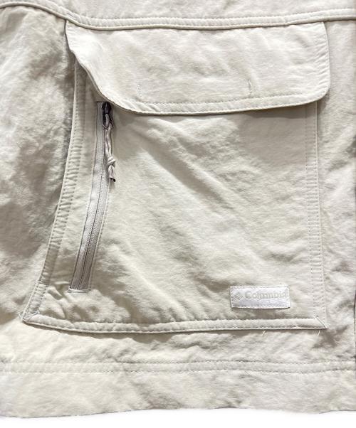 Columbia（コロンビア）Columbia (コロンビア) 00's ナイロンフィッシングベスト ベージュ サイズ:XLの古着・服飾アイテム