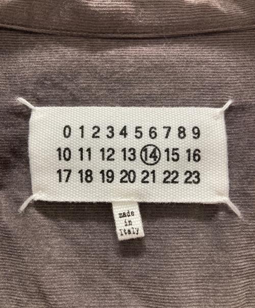Maison Martin Margiela（メゾンマルタンマルジェラ）Maison Martin Margiela (メゾンマルタンマルジェラ) コーデュロイシャツ ブラウン サイズ:Sの古着・服飾アイテム