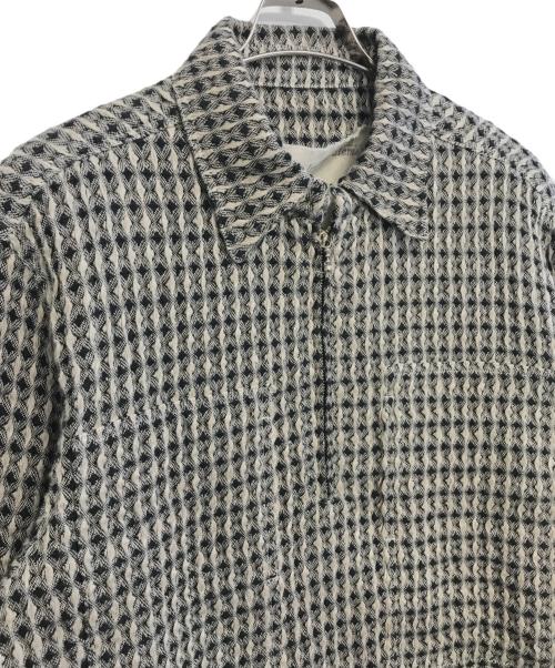 AnIrrationalElement（アンイラショナルエレメント）AnIrrationalElement (アンイラショナルエレメント) リネンハーフジップカットソー ベージュ サイズ:Mの古着・服飾アイテム