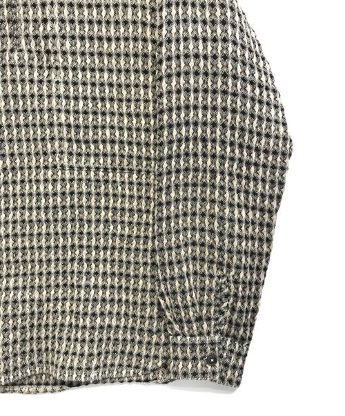 AnIrrationalElement（アンイラショナルエレメント）AnIrrationalElement (アンイラショナルエレメント) リネンハーフジップカットソー ベージュ サイズ:Mの古着・服飾アイテム