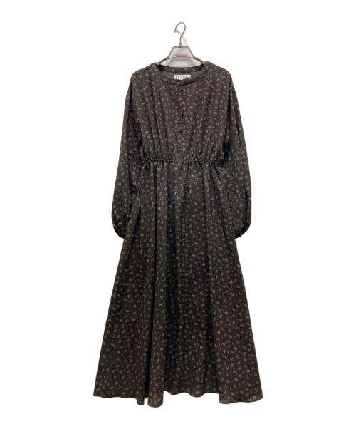 Snidel（スナイデル）Snidel (スナイデル) 総柄ワンピース ブラウン サイズ:FREEの古着・服飾アイテム