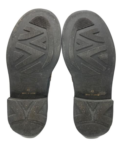 jieda（ジエダ）jieda (ジエダ) 型押しコインローファー ブラック サイズ:42の古着・服飾アイテム