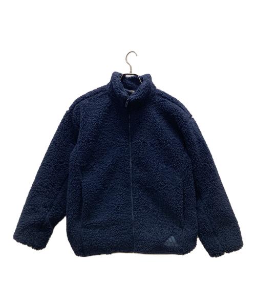 adidas（アディダス）adidas (アディダス) シーズナル アイコン ベーシック ボア フリースジャケット ネイビー サイズ:Sの古着・服飾アイテム