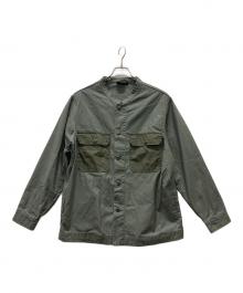 WILD THINGS（ワイルドシングス）の古着「バックサテン フィールド CPO シャツ」｜カーキ