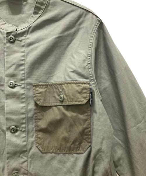 WILD THINGS（ワイルドシングス）WILD THINGS (ワイルドシングス) バックサテン フィールド CPO シャツ カーキ サイズ:Mの古着・服飾アイテム