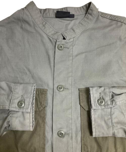 WILD THINGS（ワイルドシングス）WILD THINGS (ワイルドシングス) バックサテン フィールド CPO シャツ カーキ サイズ:Mの古着・服飾アイテム