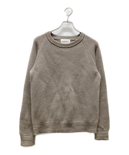 VINCENT ET MIREILLE（ヴァンソンエミレイユ）Vincent et Mireille (ヴァンソンエミレイユ) 8Gauge Aze crew neck sweater ベージュ サイズ:Lの古着・服飾アイテム