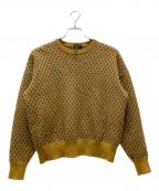 Christian Dior Sportsクリスチャン ディオールスポーツ）の古着「古着ダイヤ柄ニット」｜ブラウン