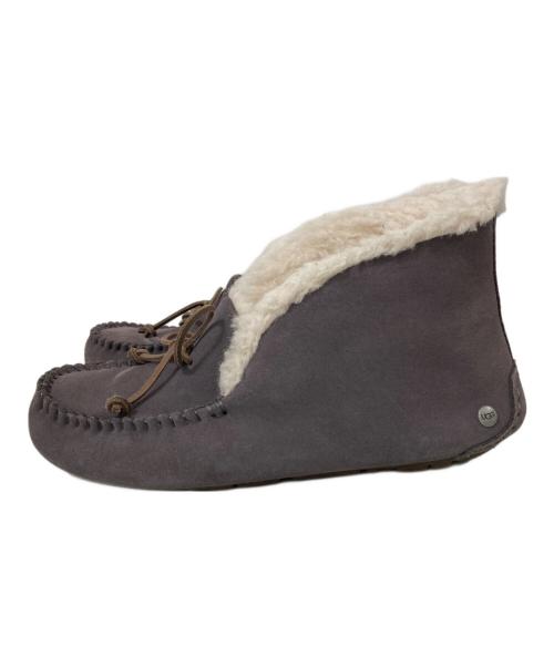 UGG（アグ）UGG (アグ) モカシンブーツ グレー サイズ:23の古着・服飾アイテム