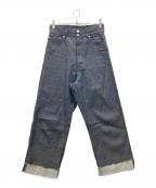 CINOHチノ）の古着「HI-WAIST WIDE DENIM」｜インディゴ