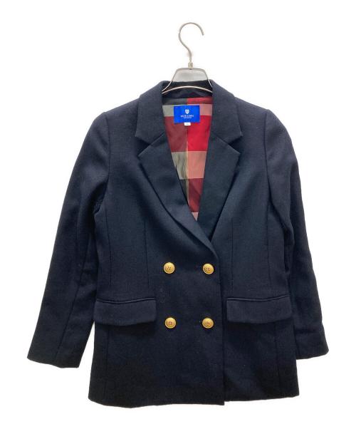 BLUE LABEL CRESTBRIDGE（ブルーレーベルクレストブリッジ）BLUE LABEL CRESTBRIDGE (ブルーレーベルクレストブリッジ) 金ボタンダブルジャケット ネイビー サイズ:36の古着・服飾アイテム