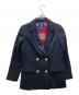 BLUE LABEL CRESTBRIDGE（ブルーレーベルクレストブリッジ）の古着「金ボタンダブルジャケット」｜ネイビー