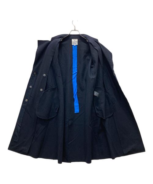 LANVIN en Bleu（ランバンオンブルー）LANVIN en Bleu (ランバンオンブルー) ウールリバーコート ネイビー サイズ:36の古着・服飾アイテム