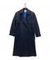 LANVIN en Bleu（ランバンオンブルー）の古着「ウールリバーコート」｜ネイビー