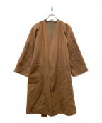6(ROKU) BEAUTY&YOUTHロク ビューティーアンドユース）の古着「REVER VEST×BOLERO COAT」｜ブラウン