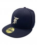 New Era×FOG ESSENTIALSニューエラ×フィアオブゴッド エッセンシャル）の古着「キャップ」｜ネイビー