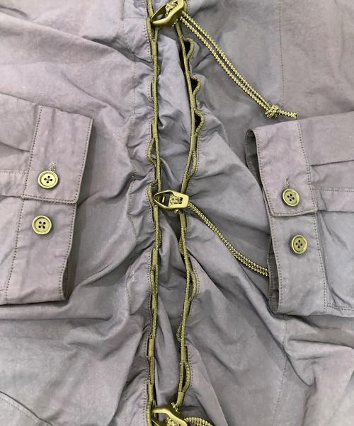 digawel（ディガウェル）digawel (ディガウェル) GARMENT DYEドロストシャツ ネイビー サイズ:4の古着・服飾アイテム