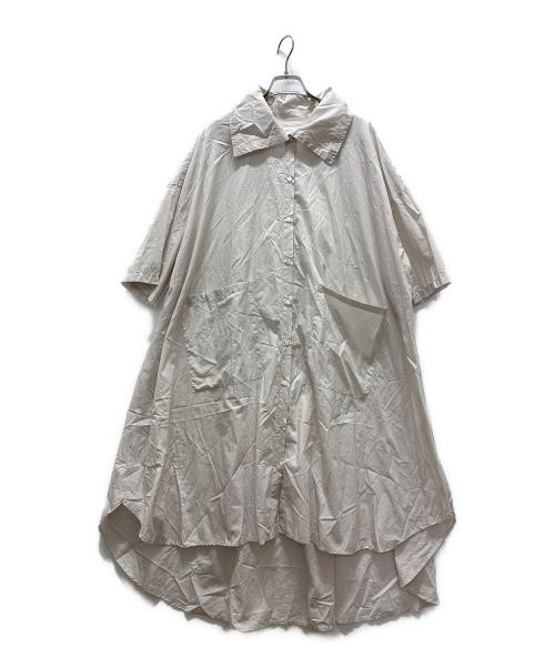 MIDIUMISOLID（ミディウミソリッド）MIDIUMISOLID (ミディウミソリッド) シャツワンピース グレー サイズ:FREEの古着・服飾アイテム