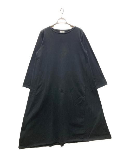 YUNI（ユニ）yuni (ユニ) カットソーワンピース ブラック サイズ:Fの古着・服飾アイテム