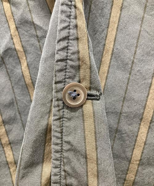 08sircus（ゼロエイトサーカス）08sircus (ゼロエイトサーカス) stripe overlapped cardigan ネイビー サイズ:5の古着・服飾アイテム