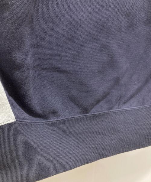 Champion REVERSE WEAVE（チャンピオン リバース ウィーブ）Champion REVERSE WEAVE (チャンピオン リバース ウィーブ) ランダムパネルリバースウィーブスウェット レッド×グレー サイズ:Mの古着・服飾アイテム