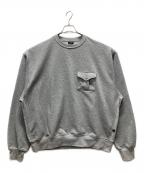 DAIWA PIER39ダイワ ピア39）の古着「TECH SWEAT MIL POCKET CREW」｜グレー