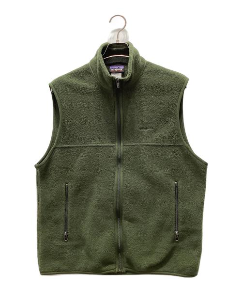 Patagonia（パタゴニア）Patagonia (パタゴニア) 00's シンチラフリースベスト グリーン サイズ:Mの古着・服飾アイテム