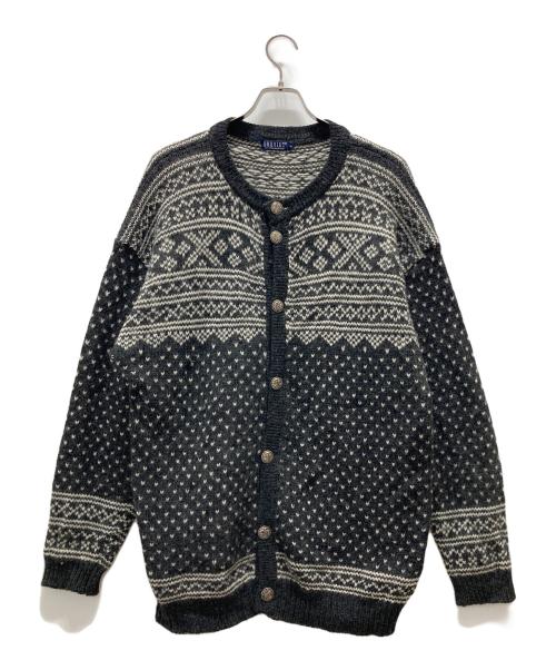 BOUVIAC（BOUVIAC）BOUVIAC (BOUVIAC) ノルディック ニットカーディガン グレー サイズ:Mの古着・服飾アイテム