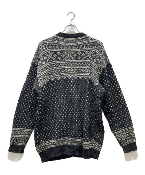 BOUVIAC（BOUVIAC）BOUVIAC (BOUVIAC) ノルディック ニットカーディガン グレー サイズ:Mの古着・服飾アイテム