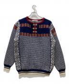 SONDRESONDRE）の古着「チロリアンニット」｜ネイビー