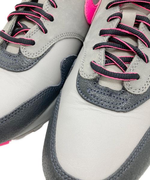 NIKE（ナイキ）NIKE (ナイキ) HUF (ハフ) ローカットスニーカー グレー×ピンク サイズ:27.5の古着・服飾アイテム