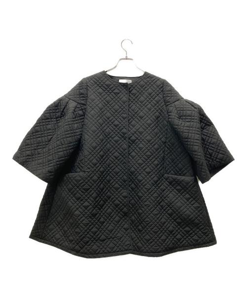 CELFORD（セルフォード）CELFORD (セルフォード) キルティングフレアコート ブラック サイズ:Fの古着・服飾アイテム