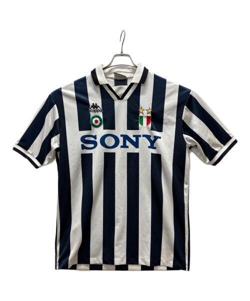 KAPPA（カッパ）Kappa (カッパ) ユニフォームTシャツ ネイビー×ホワイト サイズ:170の古着・服飾アイテム