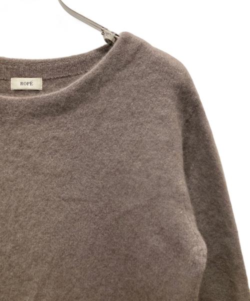 ROPE（ロペ）ROPE (ロペ) ニット ブラウン サイズ:38の古着・服飾アイテム