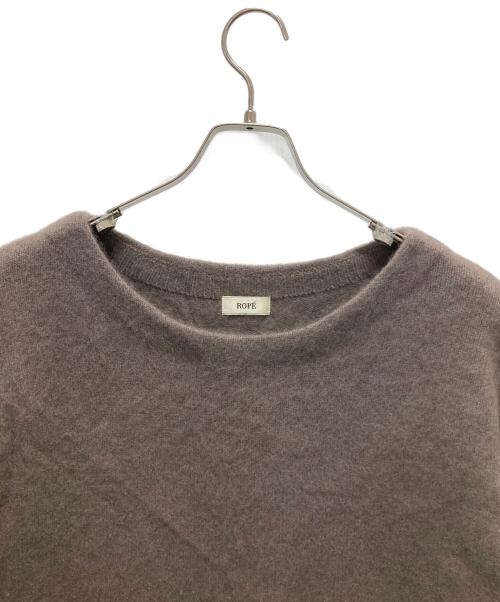 ROPE（ロペ）ROPE (ロペ) ニット ブラウン サイズ:38の古着・服飾アイテム