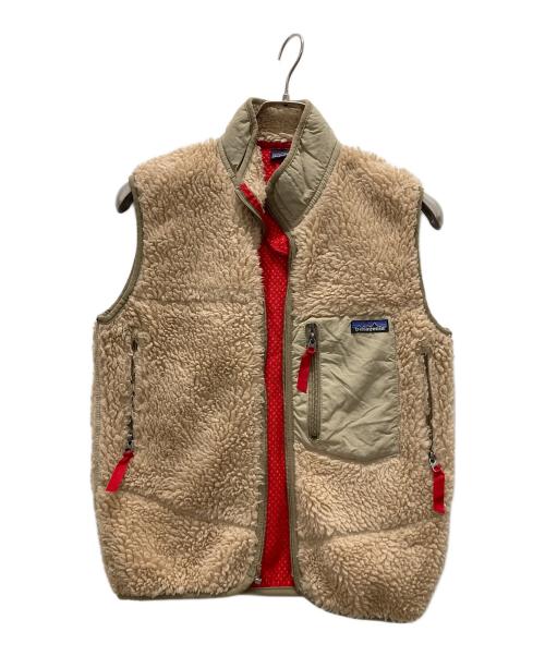 Patagonia（パタゴニア）Patagonia (パタゴニア) レトロX フリース ベスト ベージュ サイズ:KIDS Mの古着・服飾アイテム